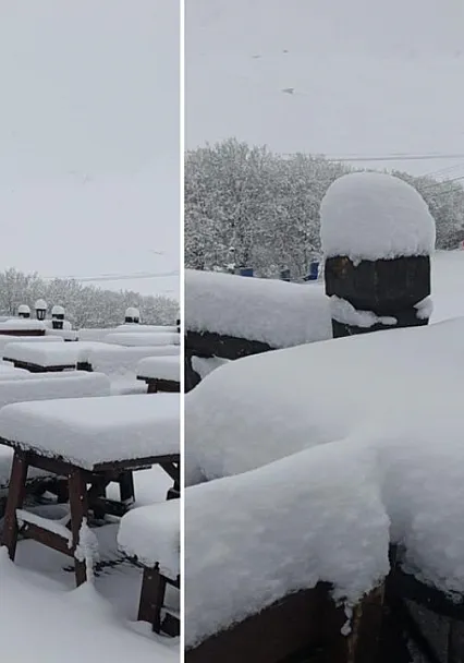 Uludağ'da Kış Geri Döndü! 23 Nisan'da 1 Metre Kar Şoku! Zirve Yeniden Beyaza Büründü