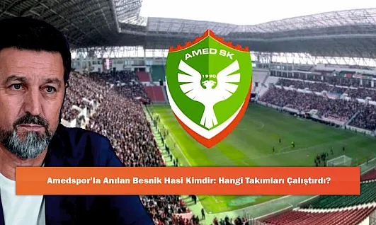 Amedspor'la Anılan Besnik Hasi Kimdir: Hangi Takımları Çalıştırdı?