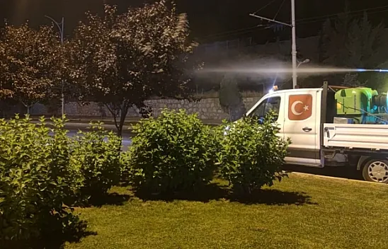 Malatya'da ilaçlama çalışmaları sürüyor