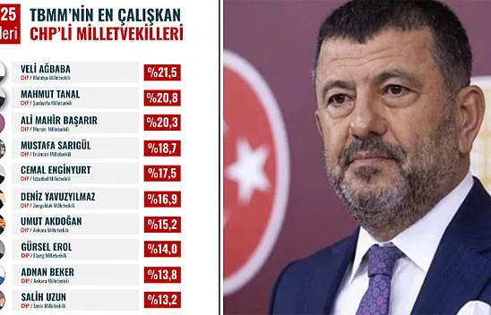 CHP Malatya Milletvekili Veli Ağbaba Yılın En Çalışkan Vekili Seçildi