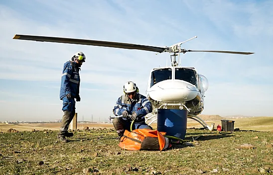 Elektrik İletim Hatlarında Zorlu Kış Mesaisi: Helikopterli Bakım Operasyonu Başladı