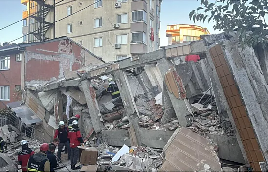 Gebze'de 7 Katlı Bina Çöktü