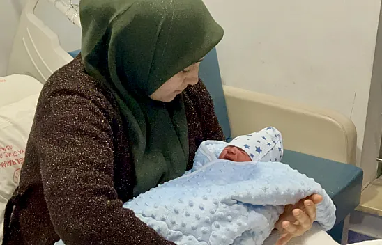 Malatya'da 2026'nın İlk Bebeklerinden Biri Dünyaya Geldi