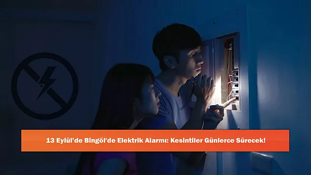 13 Eylül'de Bingöl'de Elektrik Alarmı: Kesintiler Günlerce Sürecek!