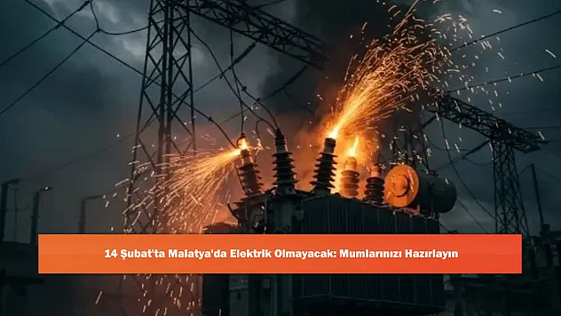 14 Şubat'ta Malatya'da Elektrik Olmayacak: Mumlarınızı Hazırlayın
