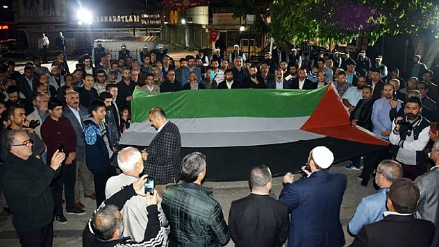 Malatya'da İsrail protesto edildi