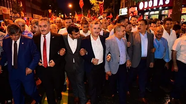 Malatya'da Milli Birlik ve Beraberlik yürüyüşü düzenlendi