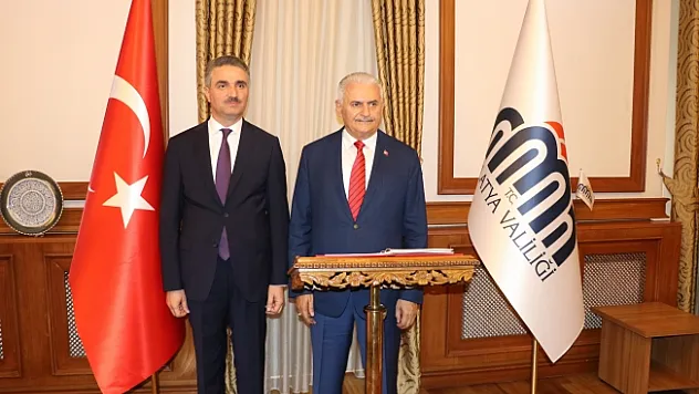 Binali Yıldırım Malatya Valiliğini ziyaret etti!
