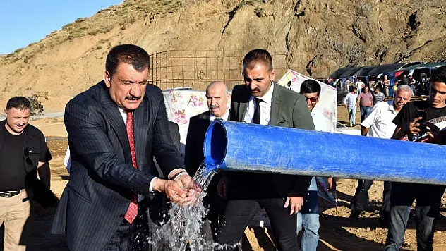 Gertan içme suyu projesi hizmete girdi