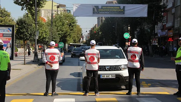 Malatya'da 'Yaya geçidi nöbeti'