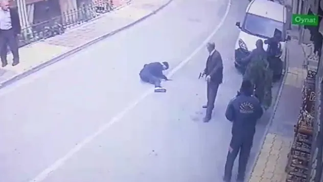 Cinayet anı güvenlik kameralarına saniye saniye yansıdı!