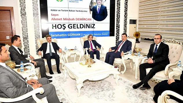 Kültür Ve Turizm Bakan Yardımcısı Demircan'dan Başkan Gürkan'a ziyaret