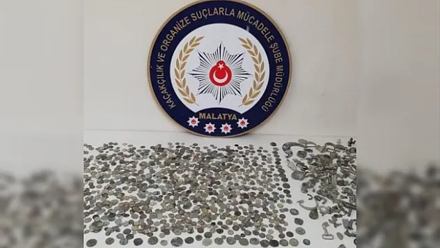 Malatya'da tarihi eser kaçakçılığı
