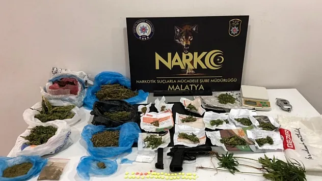 Malatya'da uyuşturucu operasyonu: 3 tutuklama!
