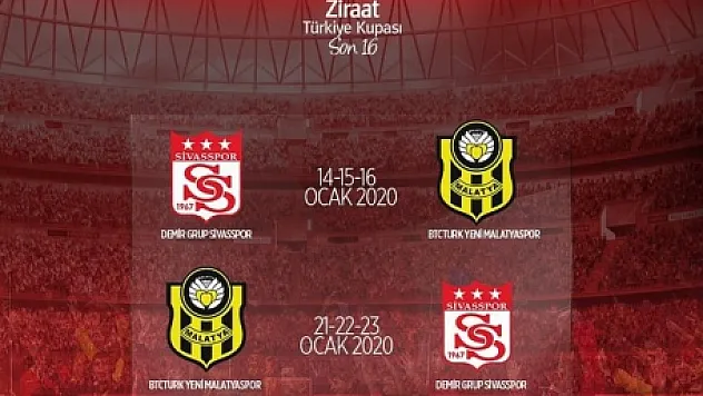 Yeni Malatyaspor'un kupadaki rakibi Sivasspor oldu