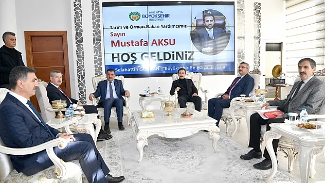 Bakan Yardımcısı Aksu , Başkan Gürkan'ı ziyaret etti