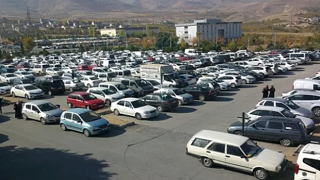 Malatya'da trafiğe kayıtlı araç sayısı artıyor!