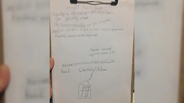 Yardım paketlerinin içinden çıkan notlar duygulandırdı