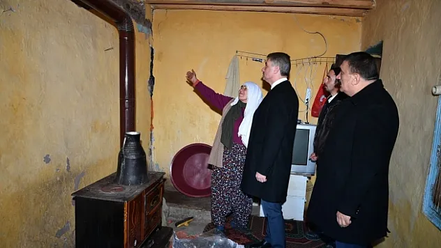 Vali Baruş ve Başkan Gürkan Kale'de inceleme yaptı!