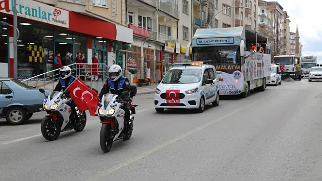 Evde kalanlara Battalgazi Belediyesi'nden jest!