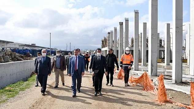 Kuru Kayısı ve Lisanslı Depoculuk inşaat çalışmaları hız kesmeden sürüyor!