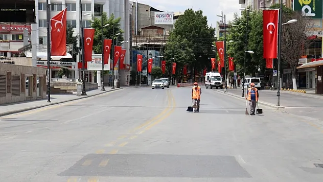 Malatya kısıtlama süresince sessizliğe büründü