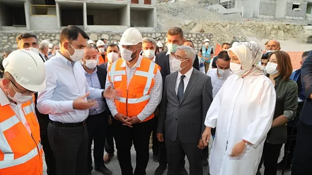 Bakan Kurum: &quotGelincik Tepesi'ndeki konutlar kısa sürede teslim edilecek"