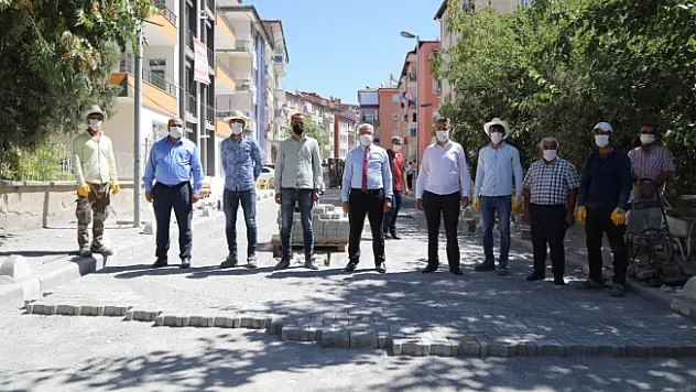 Battalgazi'de cadde ve sokaklar yenileniyor