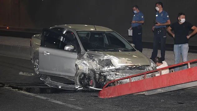 Malatya'da alt geçitte trafik kazası: 2 yaralı