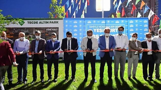 Tecde altın park hizmete girdi
