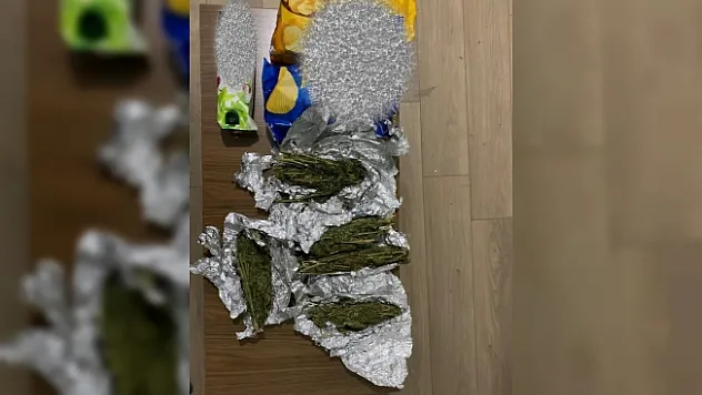 Cips paketinde esrar nakliyatı