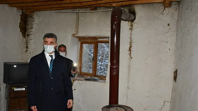 Vali Baruş uyardı! hasarlı evlere girmeyin