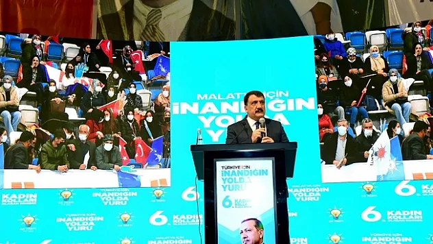 Gürkan: Malatya'da hizmet destanı yazılıyor