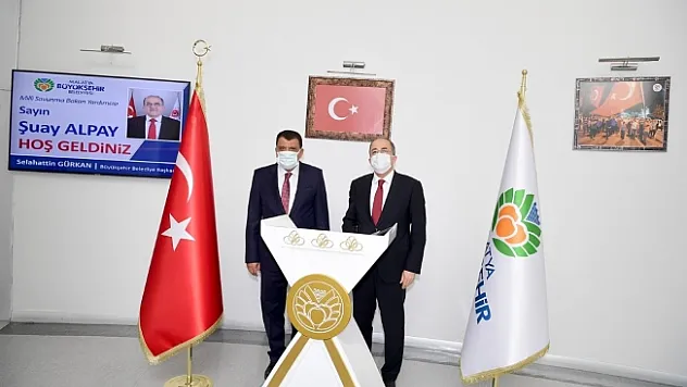 Milli Savunma Bakan Yardımcısı Alpay, Başkan Gürkan'ı ziyaret etti 
