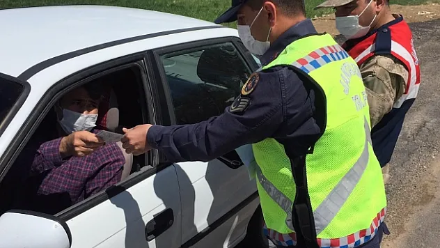Jandarma'dan kısıtlamada sıkı kontrol