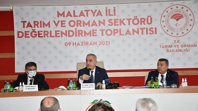 Bakan Yardımcısı Tunç, tarım sektörü ile buluştu