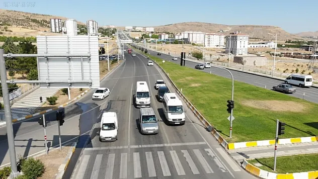 Drone ile 104 araca ceza
