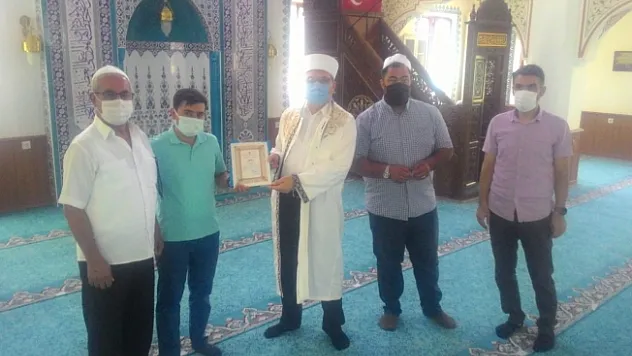 Filistin'e en fazla yardıma teşekkür belgesi