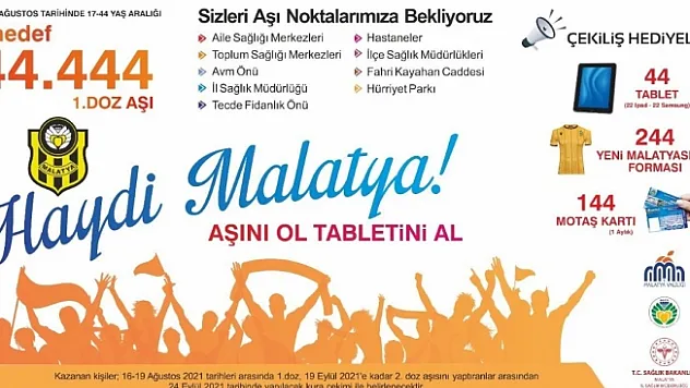 Aşı ol hediyeyi kap