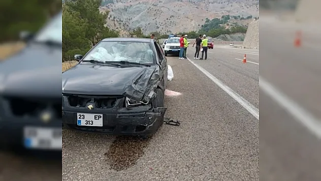 Doğanşehir'de 2 otomobil çarpıştı: 1 yaralı
