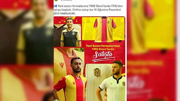 Yeni Malatyaspor'da yeni sezon formalarının satışı başladı
