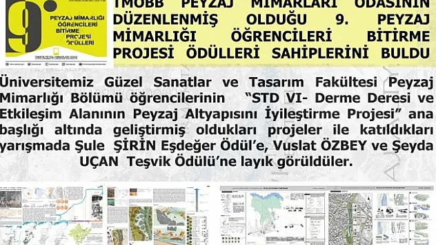 İnönü Üniversitesi'ne 2 ödül