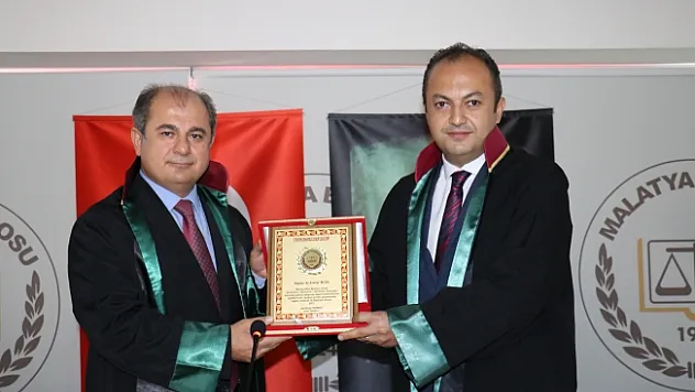 Malatya Barosu'nda devir teslim töreni yapıldı