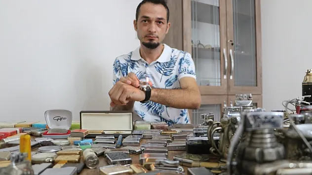 Hiç sigara içmedi ama 20 yılda 350 çakmak topladı...