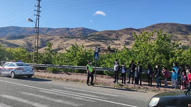 Jandarmadan yaya önceliği denetimi