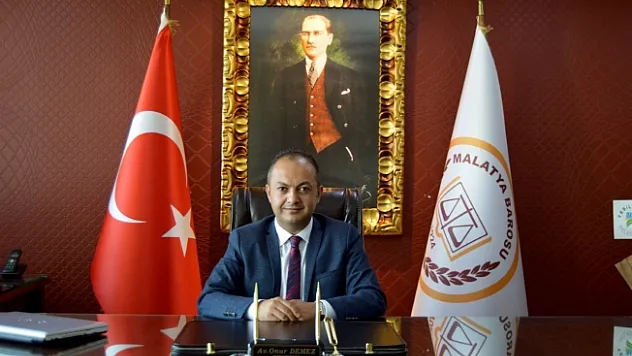 Malatya Baro Başkanı Demez'den Kavala tepkisi