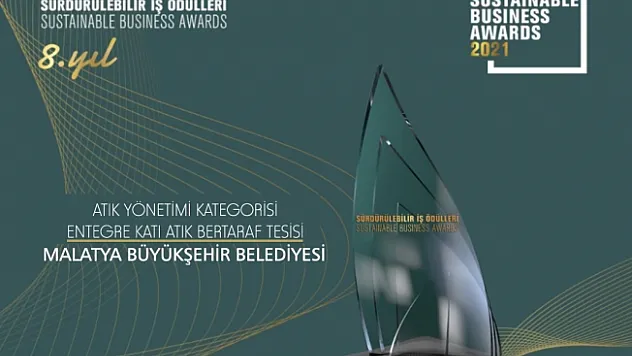 Büyükşehir Belediyesi'ne ödül
