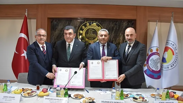 Malatya TSO ile Rize TSO kardeş oda oldu