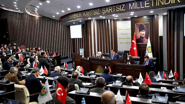Büyükşehir Belediyesi Aralık Ayı Meclis Toplantısı başladı