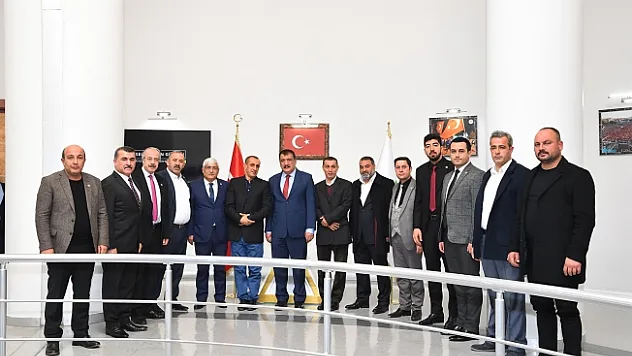 Malatya Muhtarlar Derneği'nden Başkan Gürkan'a ziyaret